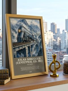 Atlas Shrugged (Centennial Ed. HC) Bookish Wall Art by Ayn Rand – image 3