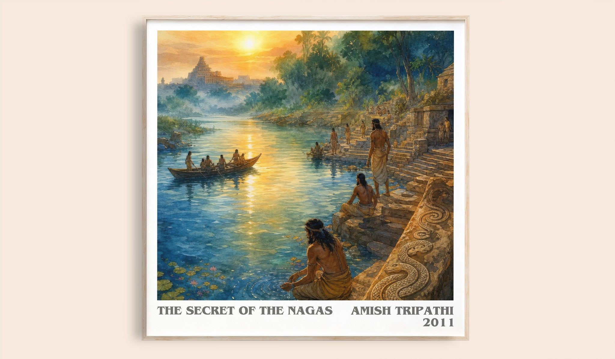 The Secret of the Nagas Literary Art Print by Amish Tripathi