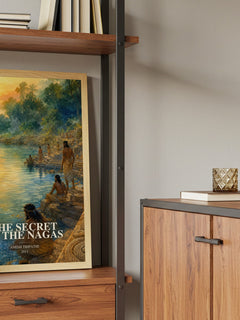 The Secret of the Nagas book watercolour illustration paper finish options – matte satin gloss