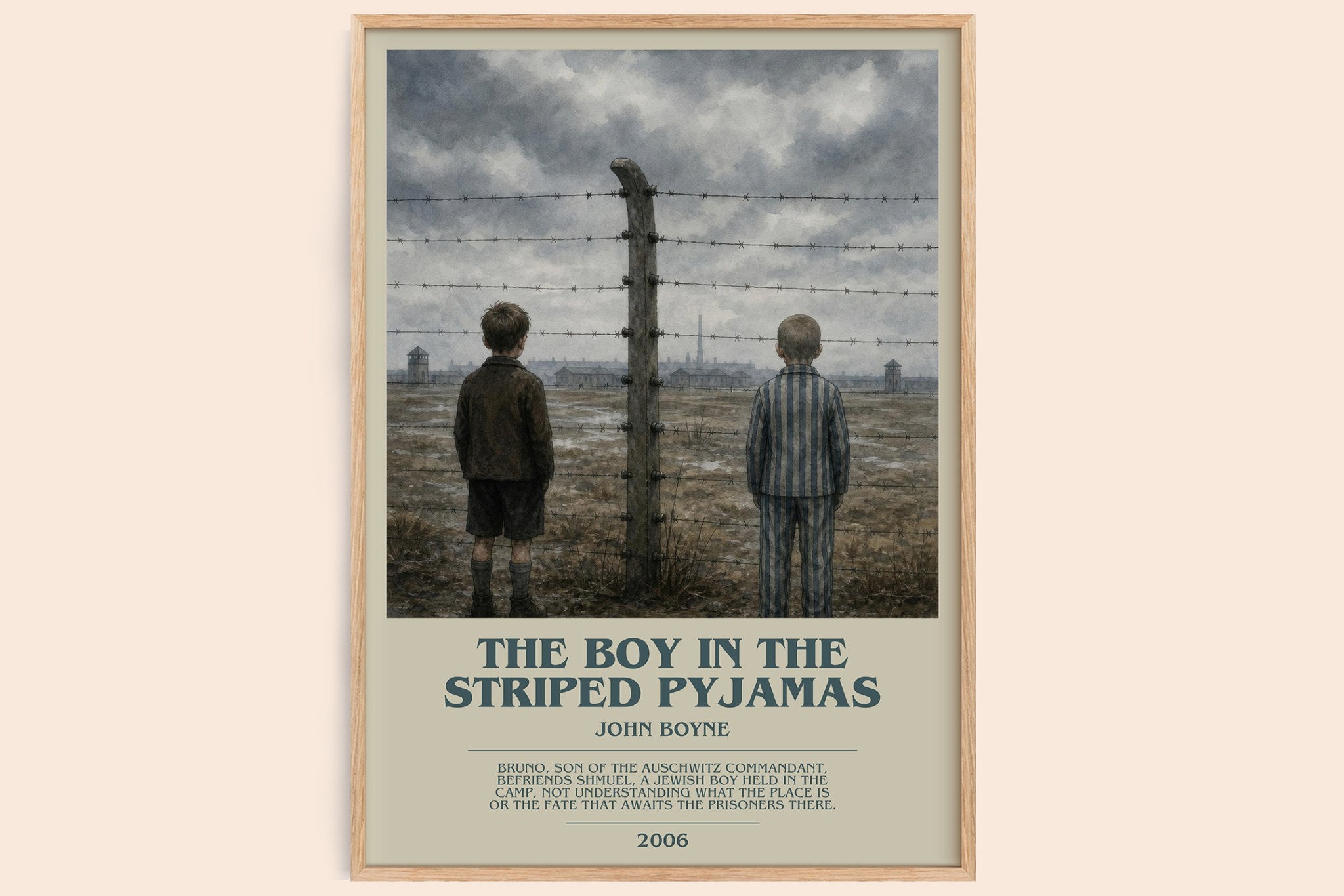 The Boy in the Striped Pyjamas Bookish Wall Art by John Boyne