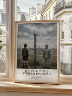 The Boy in the Striped Pyjamas book cover poster colour and style options – John Boyne book art
