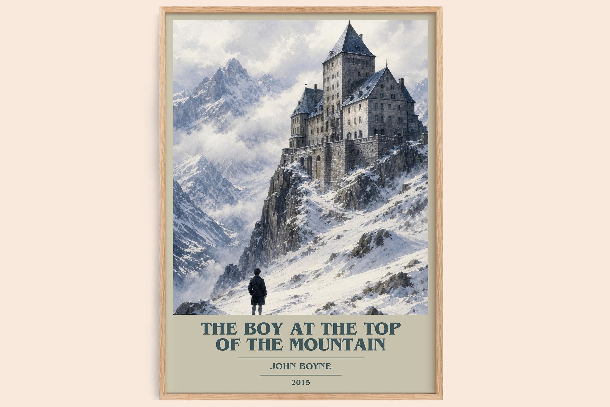 The Boy at the Top of the Mountain Book Cover Poster by John Boyne
