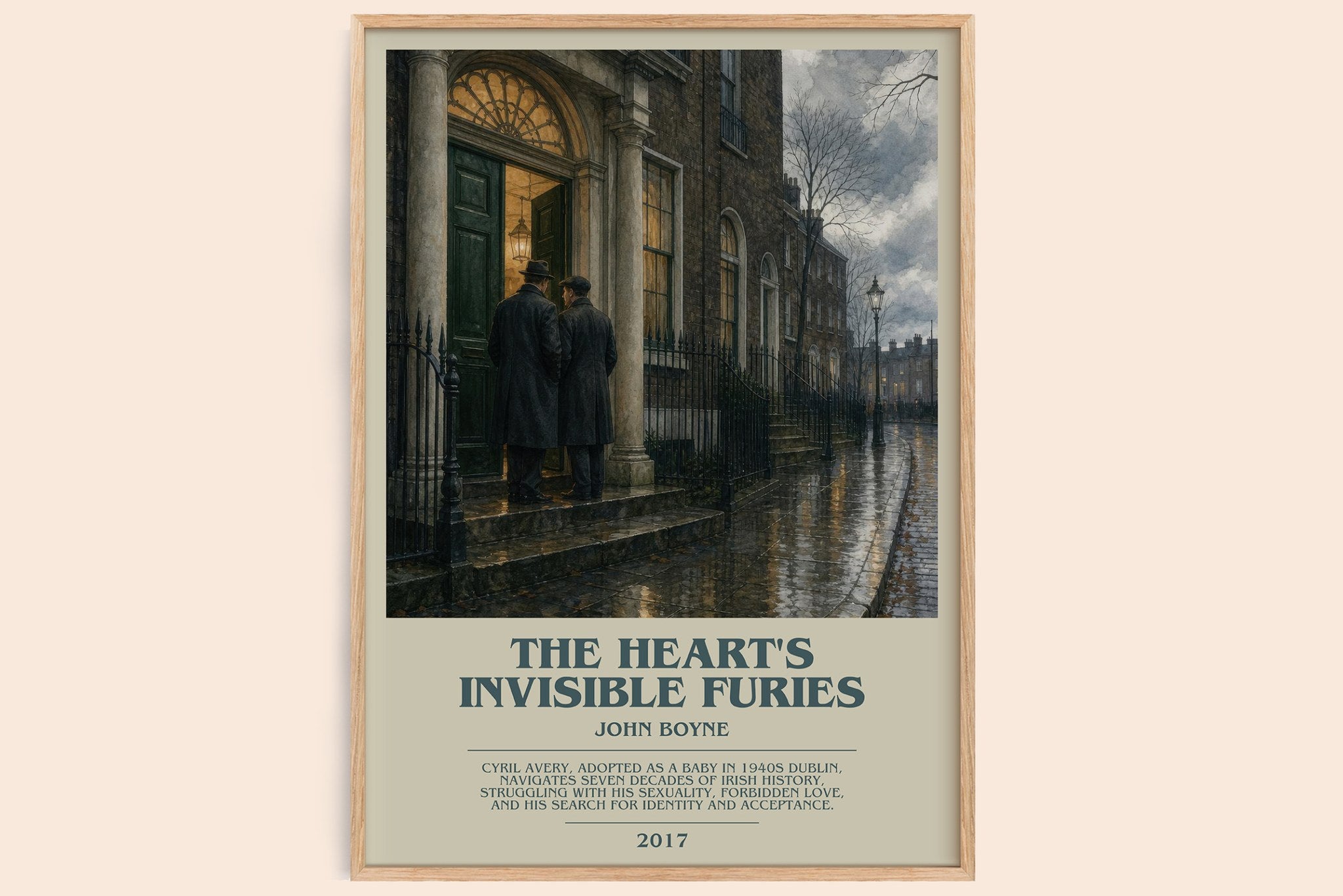 The Heart's Invisible Furies Bookish Wall Art by John Boyne