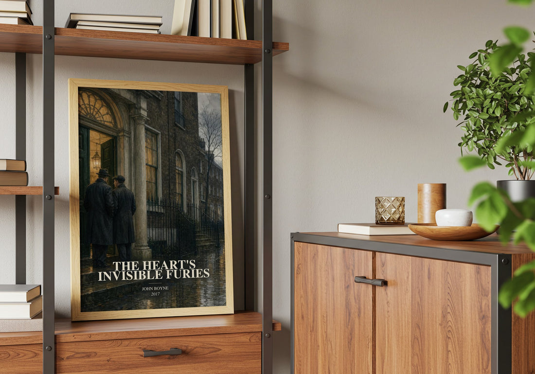The Heart's Invisible Furies book watercolour illustration paper finish options – matte satin gloss