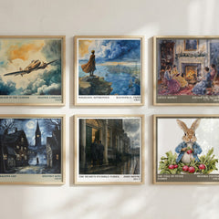 The Heart's Invisible Furies literary art print colour and style options – John Boyne book art
