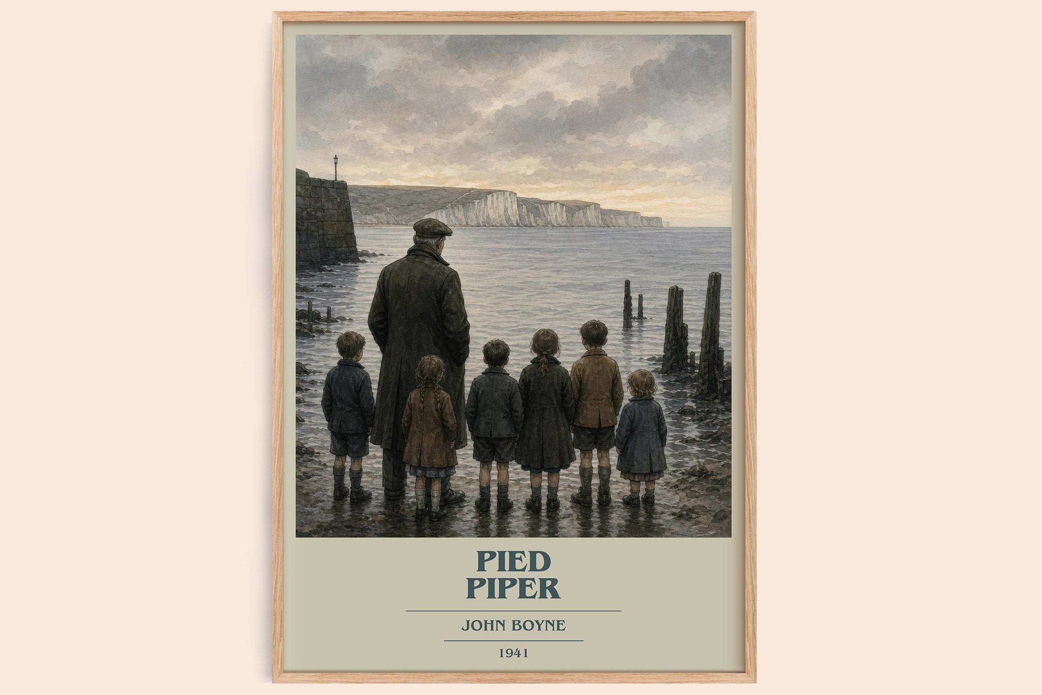 Pied Piper Book Cover Poster by John Boyne