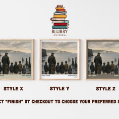 Pied Piper literary print in frame leaning in hallway – historical fiction wall art