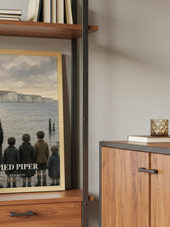 Pied Piper book watercolour illustration paper finish options – matte satin gloss