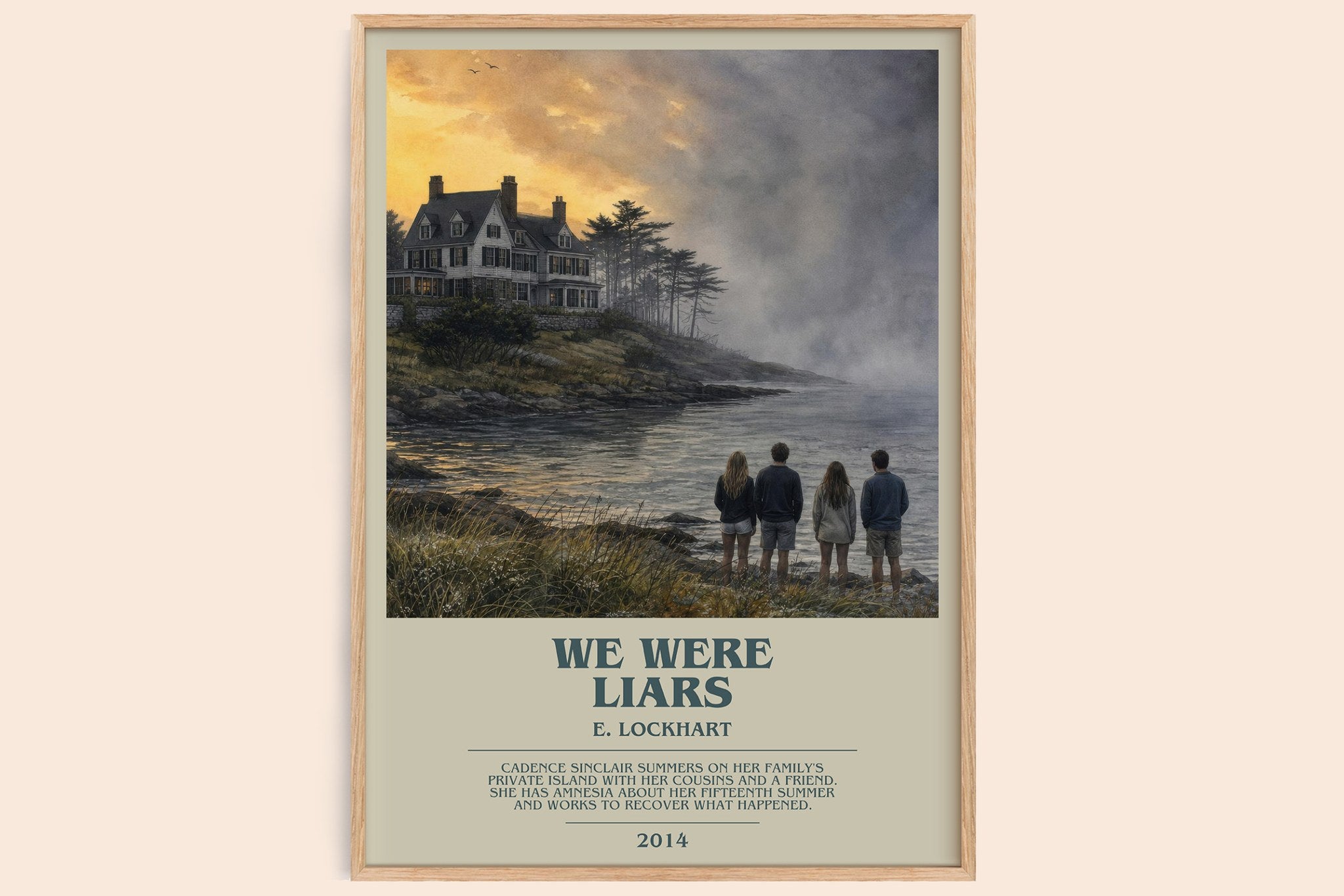 We Were Liars Bookish Wall Art by E. Lockhart