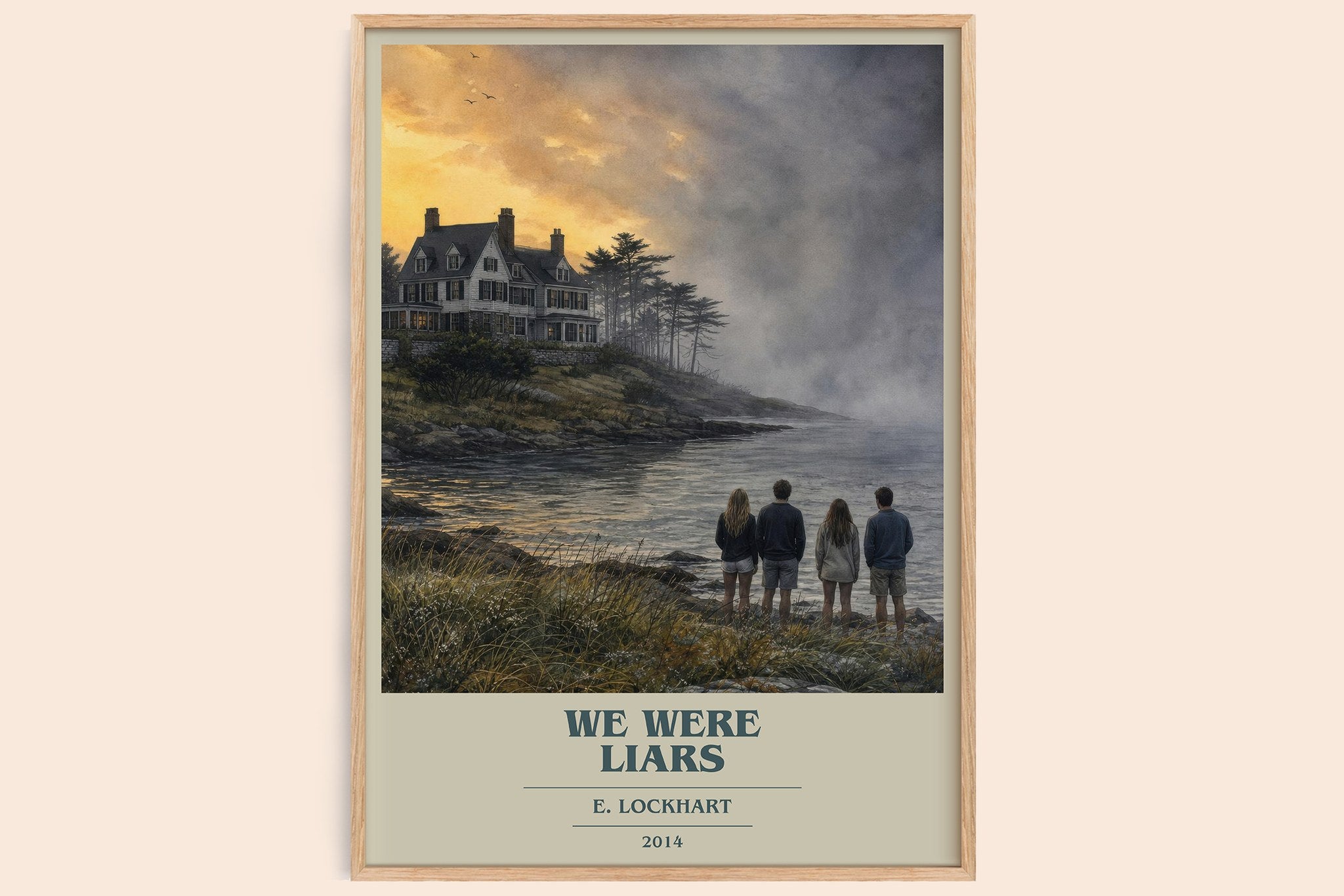 We Were Liars Book Cover Poster by E. Lockhart