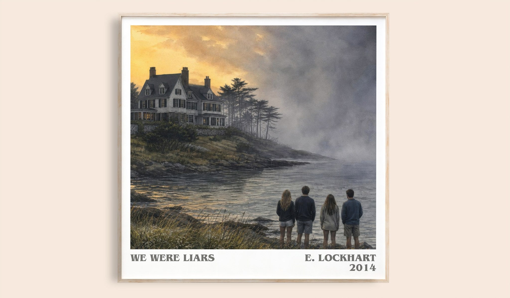 We Were Liars Literary Art Print by E. Lockhart