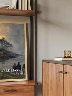 We Were Liars book watercolour illustration paper finish options – matte satin gloss