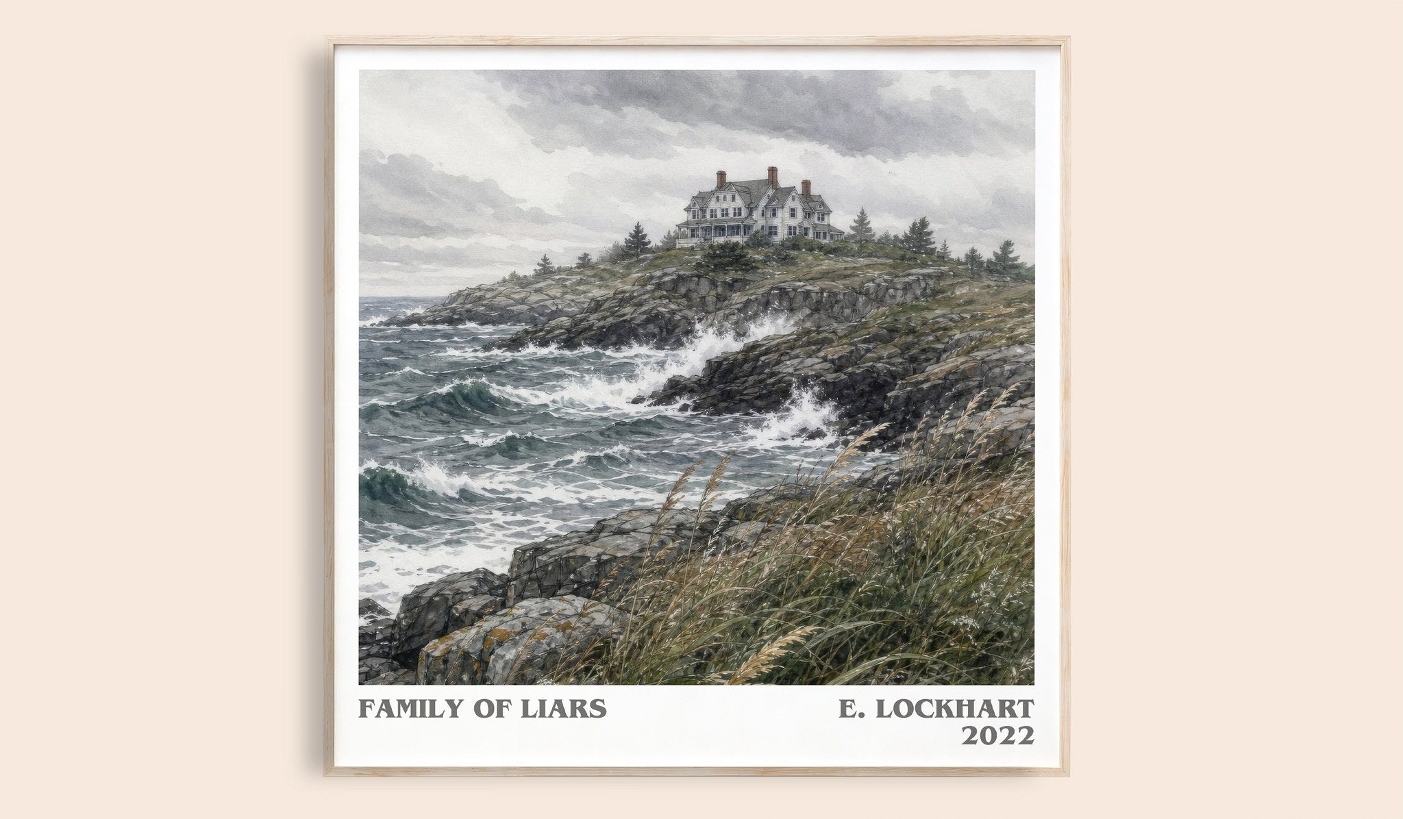 Family of Liars Literary Art Print by E. Lockhart