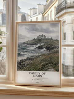 Family of Liars book cover poster colour and style options – E. Lockhart book art