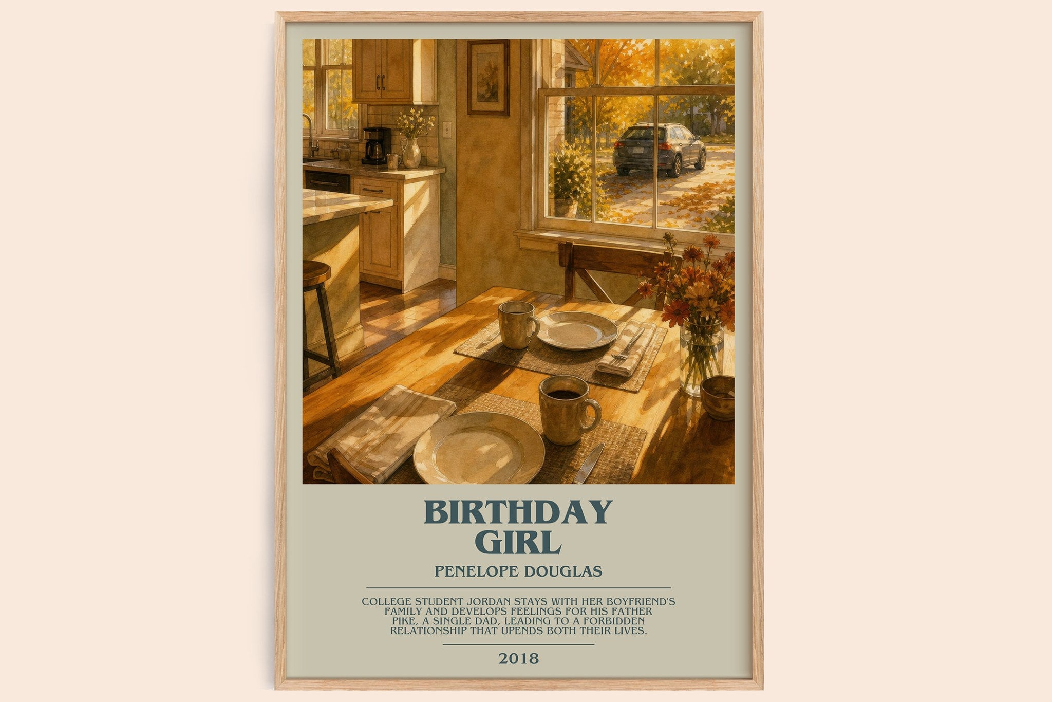 Birthday Girl Bookish Wall Art by Penelope Douglas