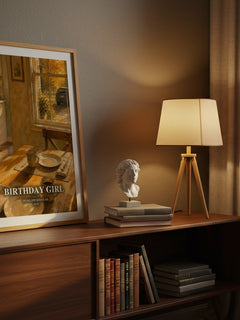 Birthday Girl watercolour print on bookshelf – Penelope Douglas fan gift
