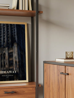Hideaway book watercolour illustration paper finish options – matte satin gloss