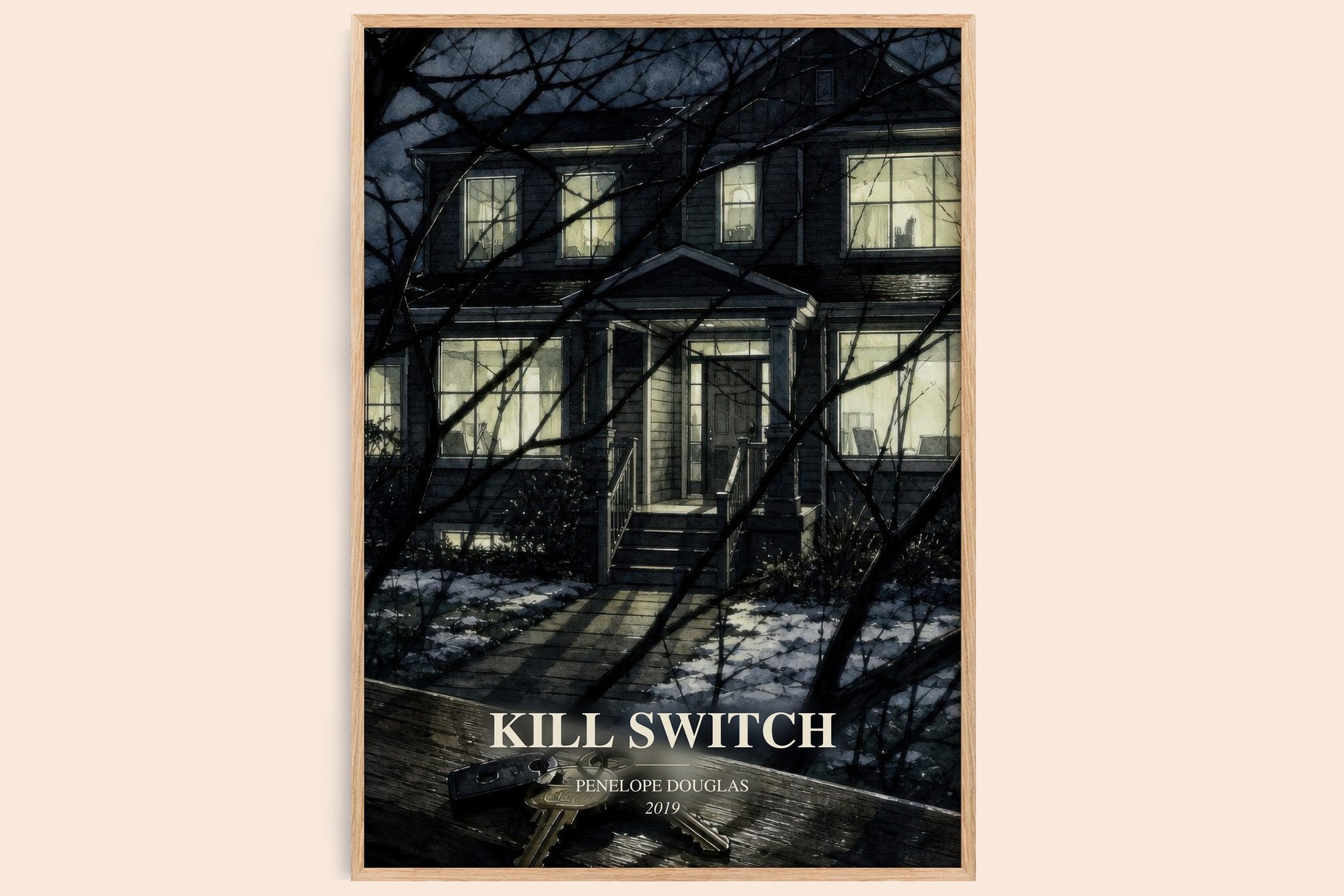 Kill Switch Book Watercolour Illustration by Penelope Douglas
