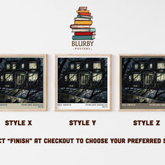 Kill Switch literary print in frame leaning in hallway – romance wall art