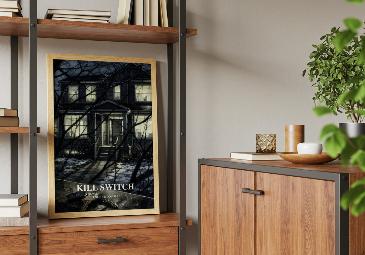 Kill Switch book watercolour illustration paper finish options – matte satin gloss