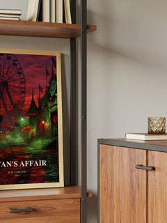 Satan's Affair book watercolour illustration paper finish options – matte satin gloss
