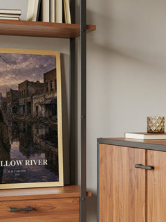 Shallow River book watercolour illustration paper finish options – matte satin gloss