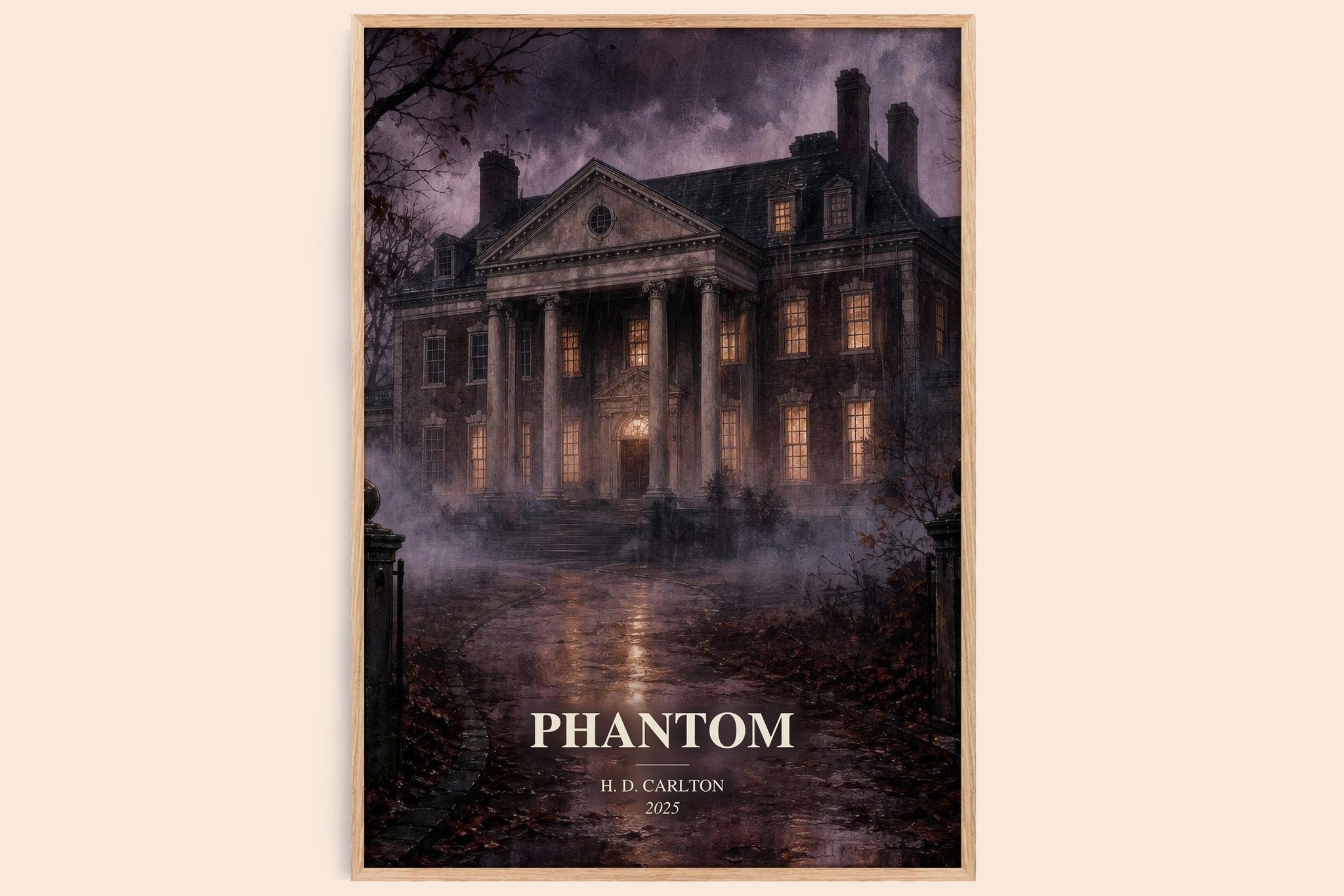 Phantom Book Watercolour Illustration by H. D. Carlton