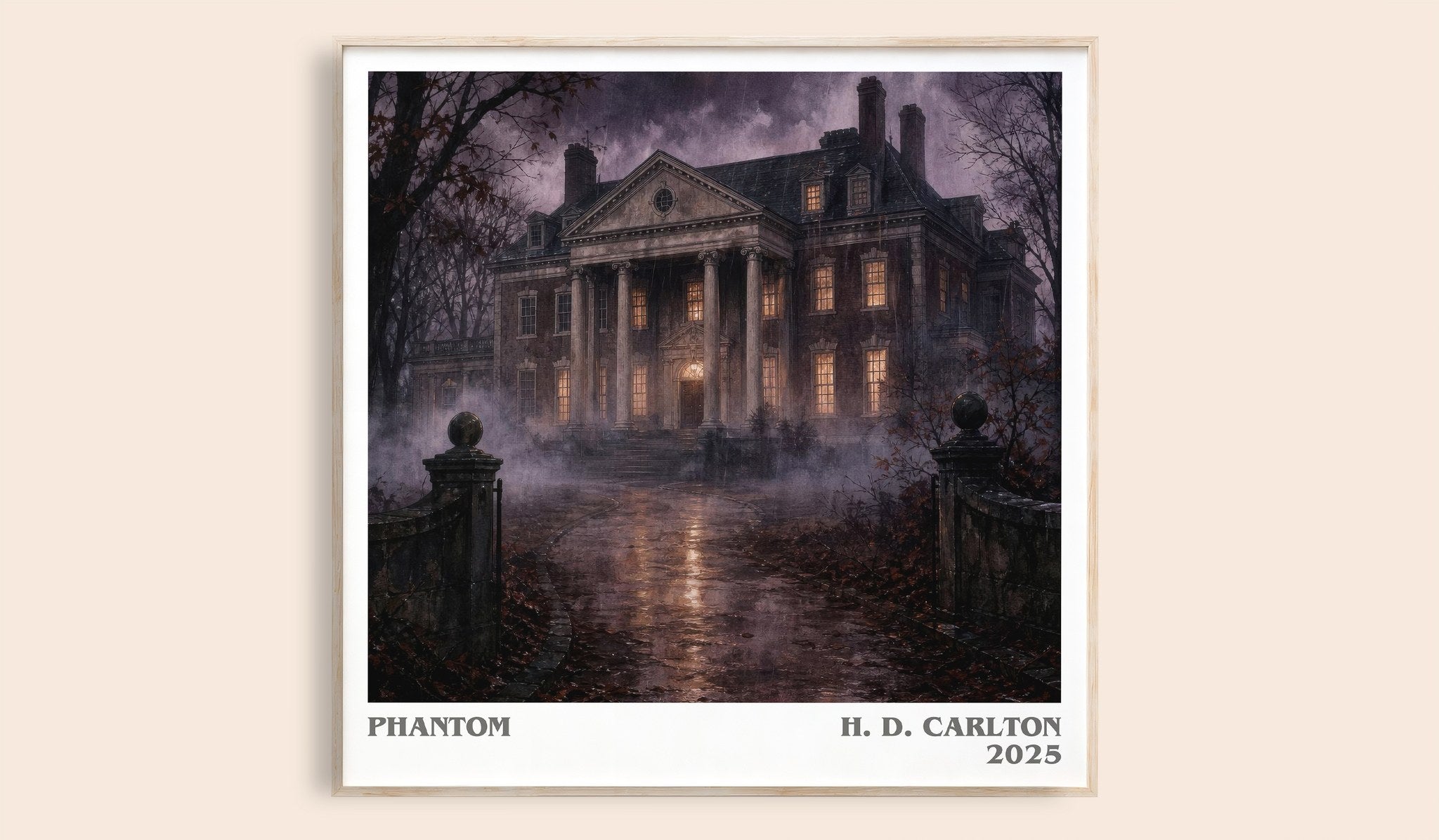 Phantom Literary Art Print by H. D. Carlton