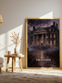 Phantom watercolour print in frame leaning in hallway – romance wall art