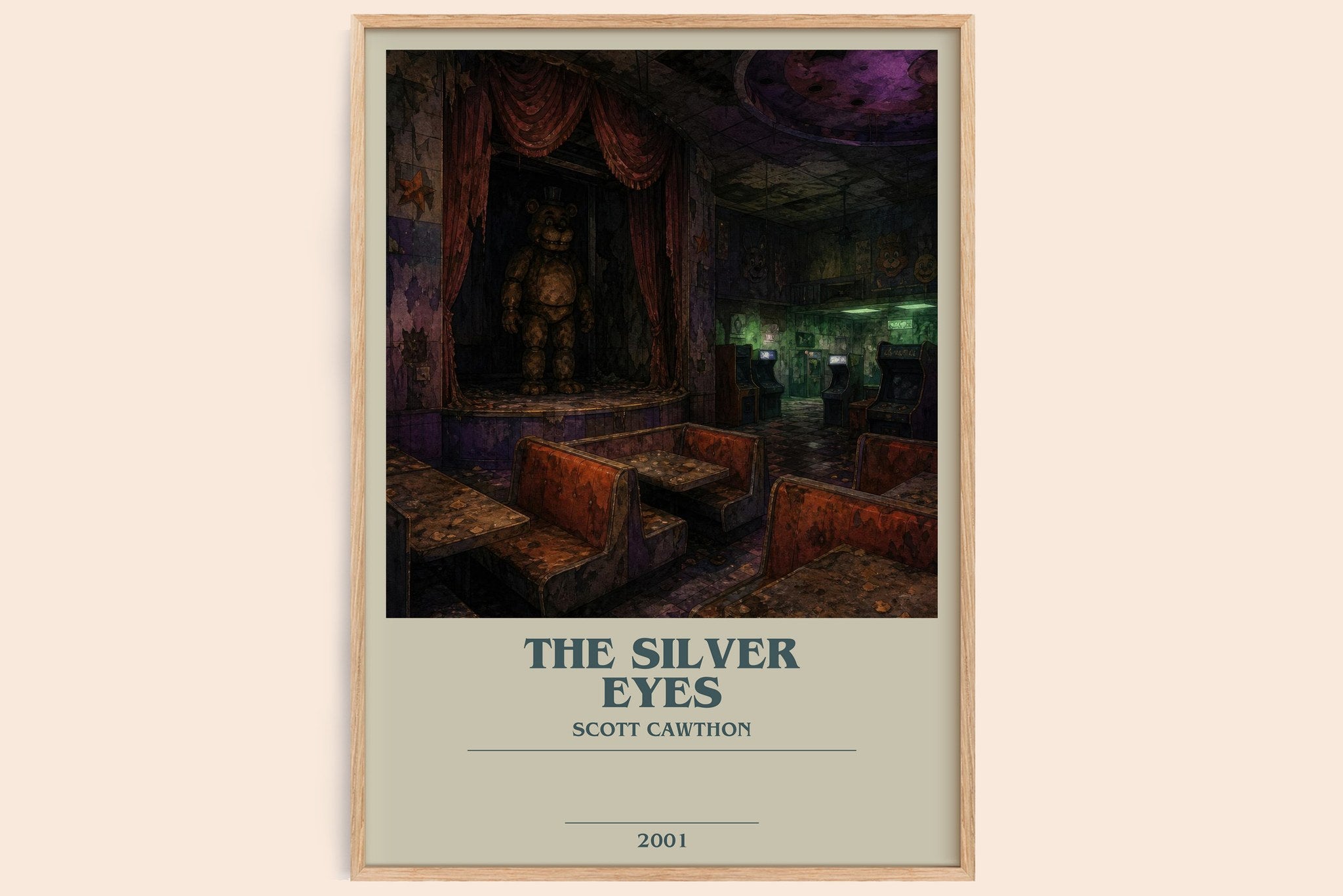 Silver Eyes Bookish Wall Art by Scott Cawthon