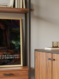 The Silver Eyes (Five Nights At Freddy's #1) book watercolour illustration paper finish options – matte satin gloss
