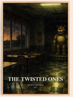 The Twisted Ones watercolour book poster by Scott Cawthon – framed literary art print