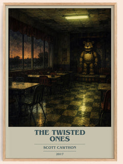 The Twisted Ones book cover book poster by Scott Cawthon – framed literary art print