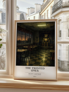 The Twisted Ones book cover poster colour and style options – Scott Cawthon book art