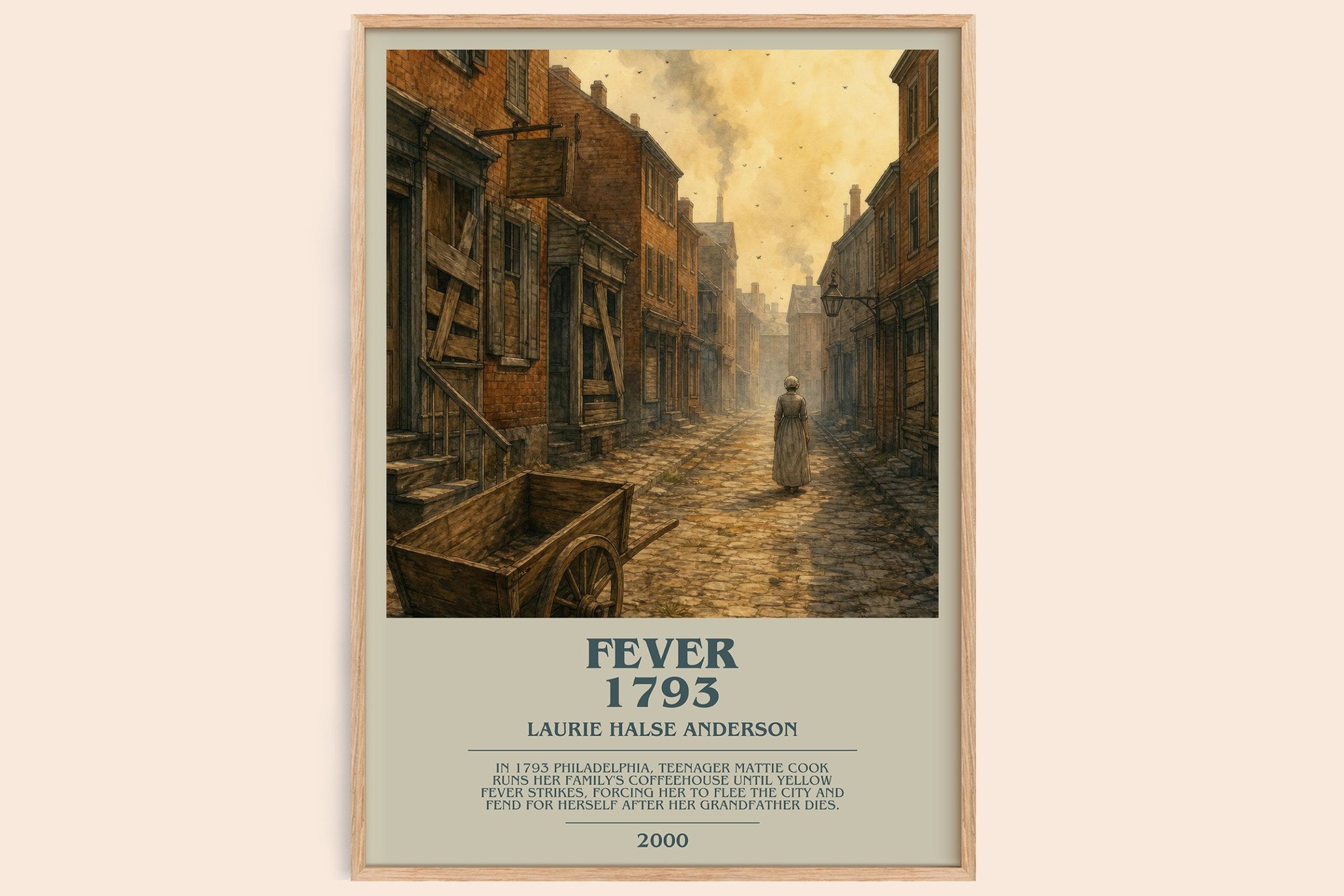 Fever 1793 Bookish Wall Art by Laurie Halse Anderson