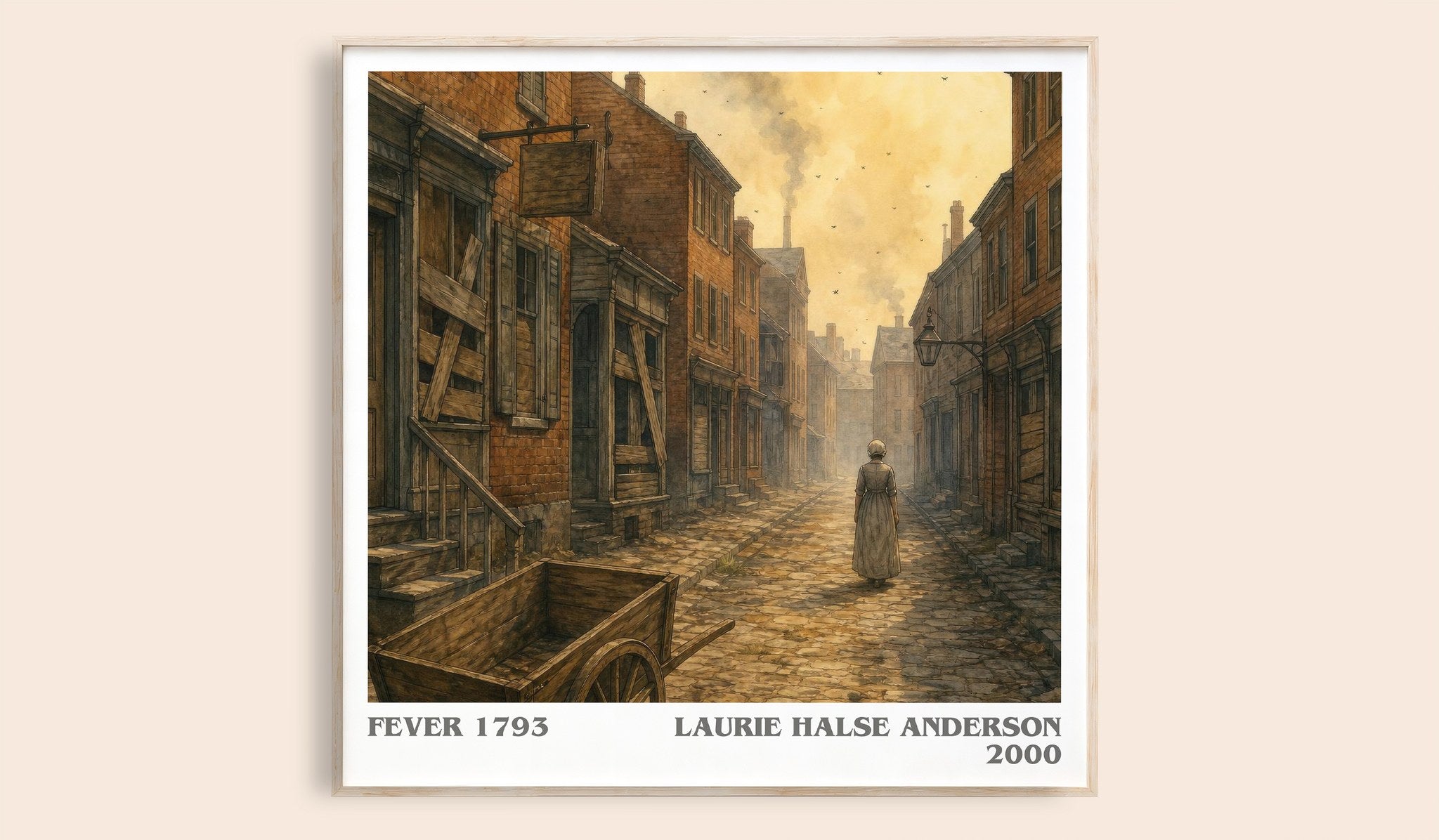 Fever 1793 Literary Art Print by Laurie Halse Anderson