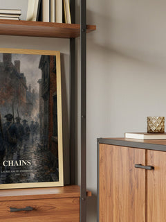 Chains book watercolour illustration paper finish options – matte satin gloss