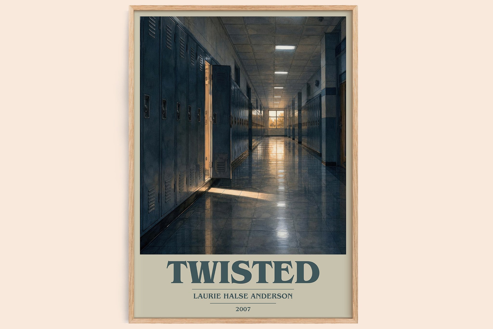 Twisted Book Cover Poster by Laurie Halse Anderson
