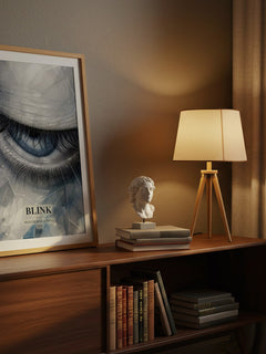 Blink watercolour print on bookshelf – Malcolm Gladwell fan gift