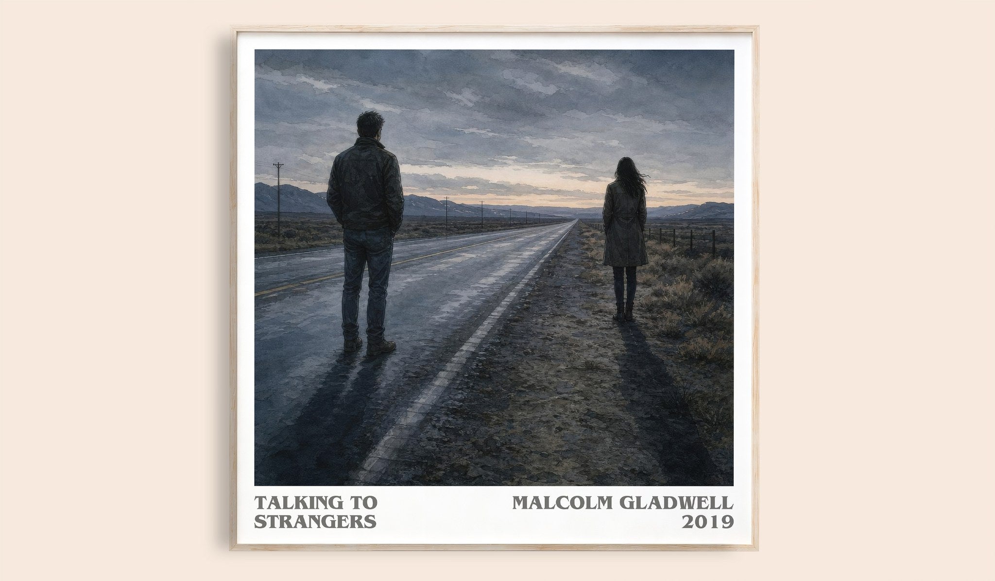 Talking to Strangers Literary Art Print by Malcolm Gladwell