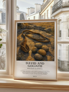 David and Goliath Bookish Wall Art by Malcolm Gladwell – image 2