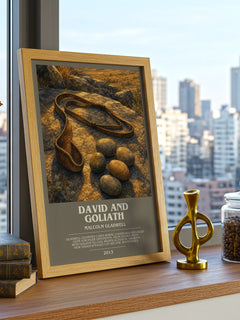 David and Goliath Bookish Wall Art by Malcolm Gladwell – image 3