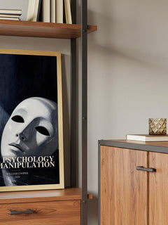 Dark Psychology and Manipulation book watercolour illustration paper finish options – matte satin gloss