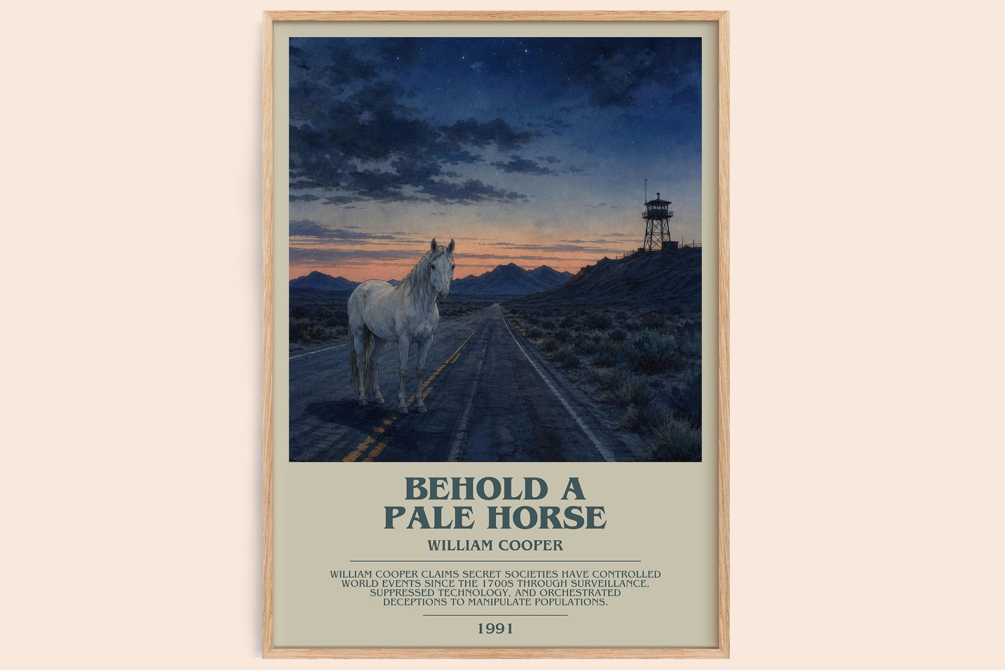 Behold a Pale Horse Bookish Wall Art by William Cooper