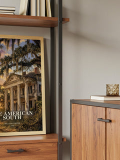 The American South book watercolour illustration paper finish options – matte satin gloss