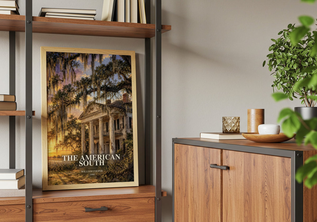 The American South book watercolour illustration paper finish options – matte satin gloss