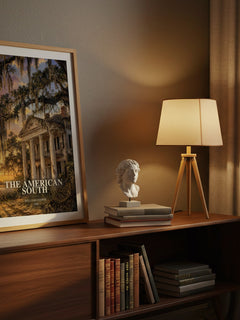 The American South watercolour print on bookshelf – William Cooper fan gift