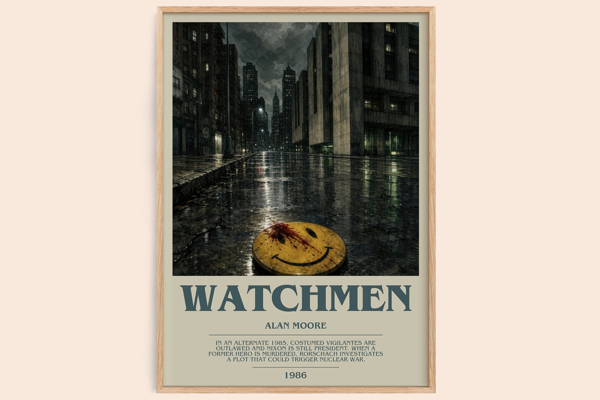 Watchmen Bookish Wall Art by Alan Moore