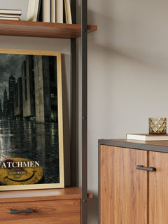 Watchmen book watercolour illustration paper finish options – matte satin gloss