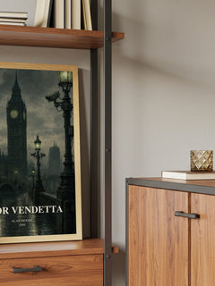 V for Vendetta book watercolour illustration paper finish options – matte satin gloss